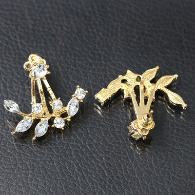 

Fashion earing for women 2018 after hanging flowers stud earrings temperament trend statement earrings Korean earrings for women