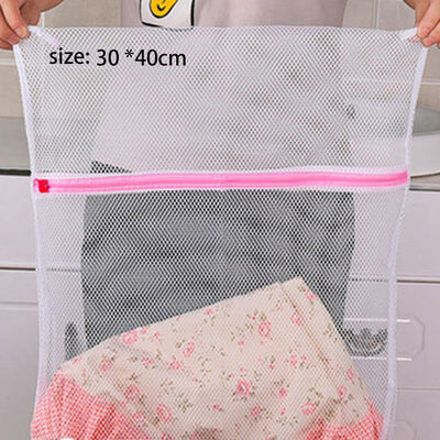 

Zipped Laundry Washing Net Mesh Laundry Bag Bra Socks Underwear Washing Machine Wash Bags Travel Storage Bag