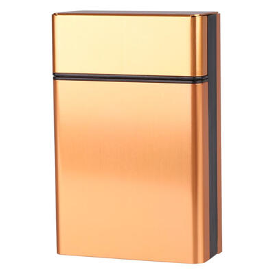 

Slim Metal Cigarette Box Automatic Cigarette Case Aluminum Gift Box Holder