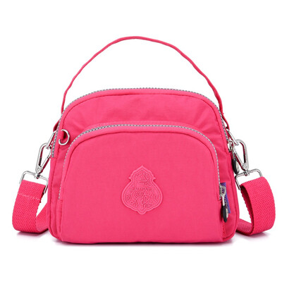 

Tailored Fashion Womens Outdoor Zipper Large Capacity Nylon Shoulder Bag Travel Bag