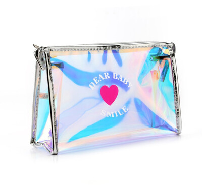 

Tailored Fashion Women Waterproof Letter Zipper Handbags Cosmetic Bag Makeup Pouch Purses