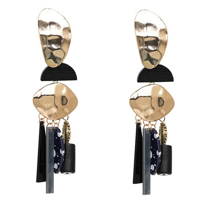 

Vintage Metal Geometric Statement Earrings for Women Charm Bijoux Trendy Drop Dangle Earring Wedding Jewelry