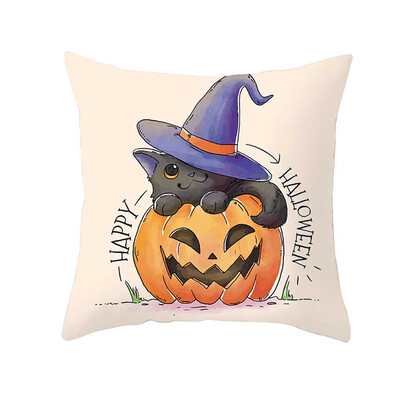 

〖Follure〗Halloween Pumpkin Throw Pillow Cover Pillowcases Decorative Sofa Cushion Cover