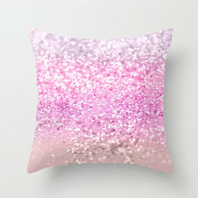 

1Pcs Shining Colour Peach Skin Pillow Case Cover Slipcover Decorative Home Room Cushion Cover Throw Pillow 45x45cm
