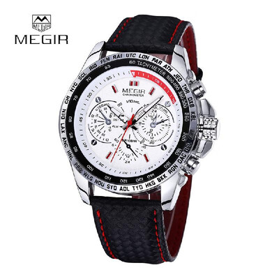 

MEGIR Luxury Casual Sports Watch Brand Quartz Waterproof Clock Watch Fashion Mens Wristwatch
