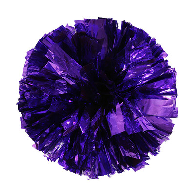 

Siaonvr Metallic Foil And Plastic Ring Handheld Pom Poms Cheerleading Party Decor