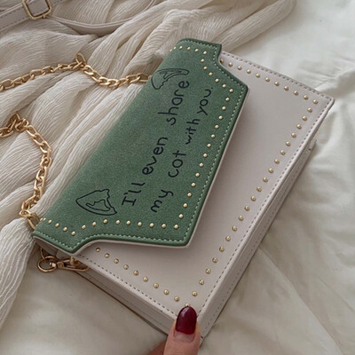 

On the new female 2019 summer new wave Korean version of Joker Messenger bag girl chain bag fashion small square bag