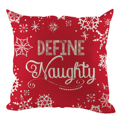 

Tailored Christmas Pillow Cover Pillowcases Decorative Sofa Cushion Cover Home Decoration