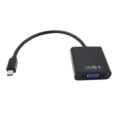 

Mini DP to VGA Converter Male DisplayPort Port to VGA Female Port Adapter 1080P Converter for Projector DTV TV DVD Player Macbook