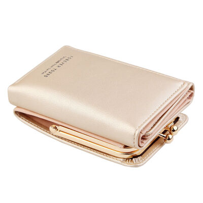 

2018 New Style Fashion Lady Women PU Leather Clutch Wallet Long Money Holder Hasp Letter Hot Short Wallet