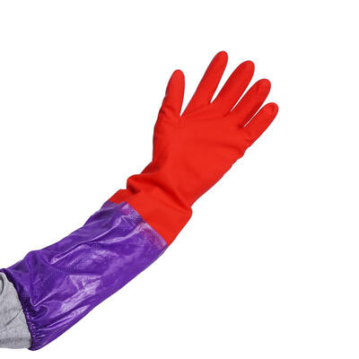 

Greensen One Pair Of Long Warm Latex Washing Gloves Waterproof For Winter Househeld Kitchen Cleaning Hot