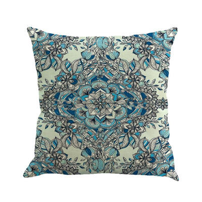 

Vintage Geometric Flower Cotton Linen Throw Pillow Case Cushion Cover Home