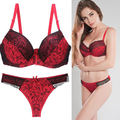 

〖Follure〗Fashion Female Sexy Lace Printed Coloured Bra Elastic Underwear