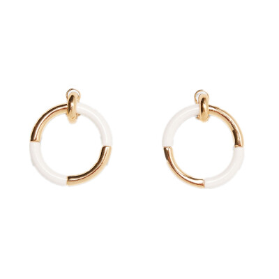 

AOTEMAN 2019 Hot Trendy Metal Round Statement Earrings Good Quality Vintage Exaggerated Big Dangle Earrings For Women za Jewelry