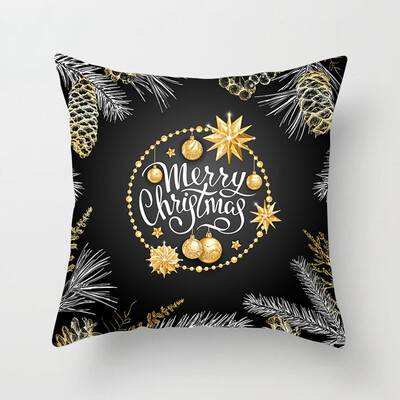 

Christmas Pillow Case Polyester Sofa Throw Cushion Cover Home Decor New