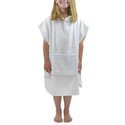 

Toddler Boys&Girls Solid Hooded Flannel Bathrobes Towel Night-Gown Sleepwear