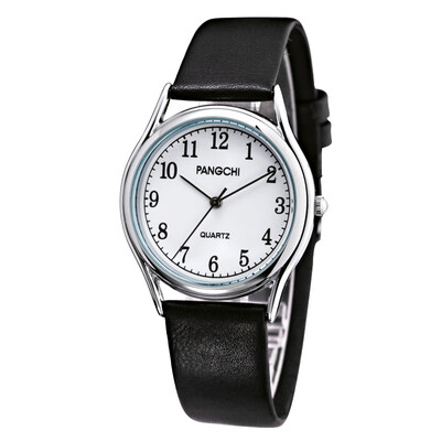 

Pengzhi small black belt watch female student watch Korean version simple small dial watch womens waterproof quartz watch