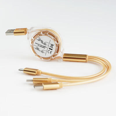 

1Pcs Multi Charging Cable 3 In 1 Multiple USB Fast Data Transfer Cord Type CMicro USBPin 8 Connector For Android IOS