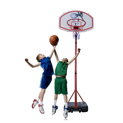 

Ktaxon Portable Basketball Goal Stand 69-85ft Height Adjustable Basketball Hoop with Wheels for Adult Teen Backyard Playing