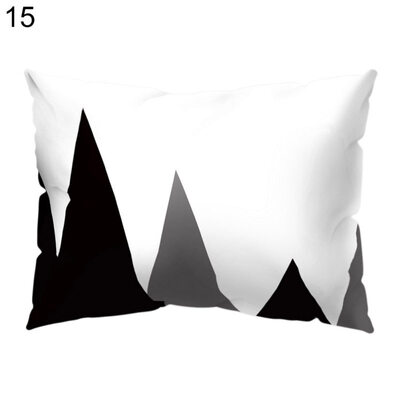 

Geometric Pattern Throw Pillow Case Cushion Cover Sofa Bed Car Cafe Office Decor