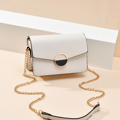 

Single shoulder bag woman summer fashion Korean version of the South Korean version of the bag slanted bag fashion simple chain ba