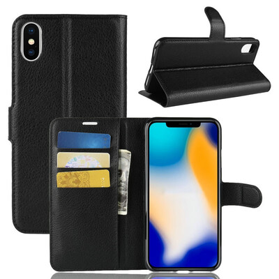 

for Apple iPhone XS Max 65" for iPhone XR 61" XS WIERSS Wallet Phone Case for iPhone X 10 58" Flip Leather Cover Case Fundas