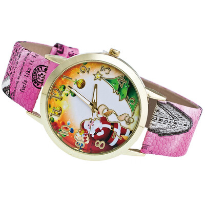 

Top Brand Leather New Chrismas tree Women Watches Fashion Luxury Ladies Quartz Womans Watch Strap Watch Reloj Wristwatch &Ff