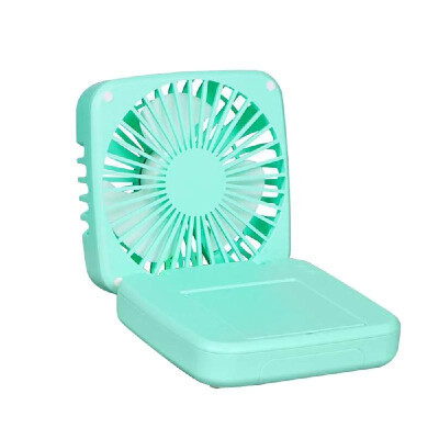 

Portable Mini Fan with Makeup Mirror & Phone Stand Handheld USB Rechargeable Electric Desk Fan for Office Home Travel Outdoor Mult