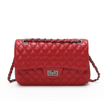 

Chao Korean version of the wild Messenger bag chain shoulder simple fashion small square bag