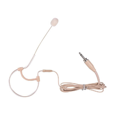 

Lightweight Single Ear-Hook Condenser Microphone Mic 35mm Plug for Smartphone DSLR Camera Camcorder Computer PC Laptop