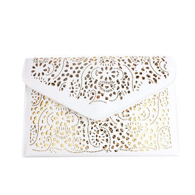 

Tailored Fashion Women Envelope Clutch Shoulder Messenger Bag Purse Handbag White