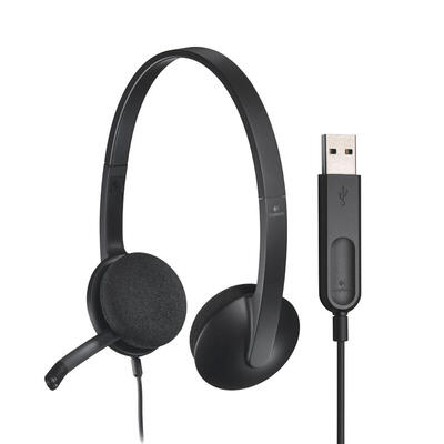 

Logitech H340 USB Headset with Rotatable Mic for Windows MacOS ChromeOS