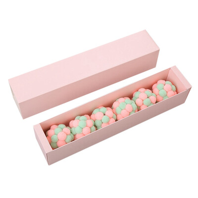 

6 Pcssets Cat Handmade Plush Bells Toys Ball Toy Fun toys Exquisite Gift Box Packaging