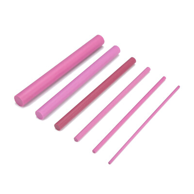 

6pcs Ruby Sharpening Stone Cylindrical Whetstone Knife Polishing Grinding Tools