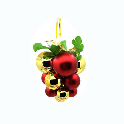 

Christmas Decoration Gift Supplies Simulation Grape Hanging Decoration Housetop Ornament