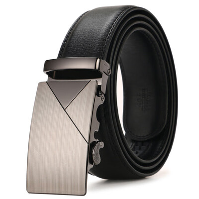 

New Mens Alloy Buckle Belts Leather Automatic Buckle Male Business Belts Casual Fashion Man Brand Belts