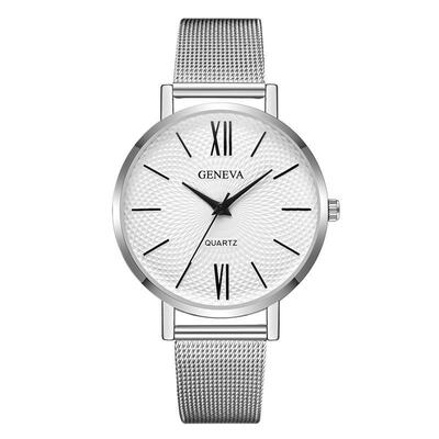 

GENEVA Watch 2019 WomenS Minimalist Mesh Band Stainless Steel Analog Quartz Wristwatch Lady Luxury Rose Gold Watches Relogio