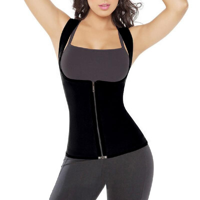 

Sexy Women Body Shaper Waist Trainer Zip Tummy Cincher Vest Underbust Control Corset Slimming Shapewear