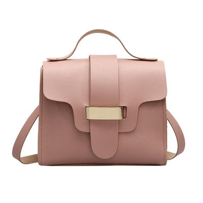 

Simple Solid Color Small Shoulder Bags Women PU Leather Messenger Handbags