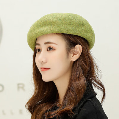 

Winter autumn&winter simple Beilei Korean style Ms Beret retro-mixed casual artists hat