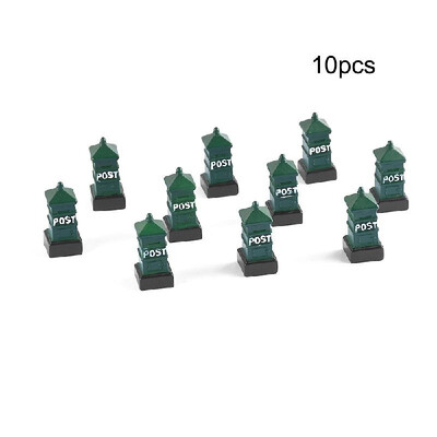 

10pcsset Mini Small Mailbox Fairy Garden Resin DIY Craft Ornaments Miniature Landscape Model Home Decoration Photography Props Ch