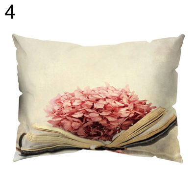 

Vintage Flower Printed Throw Pillow Protector Case Cushion Cover Bedding Article