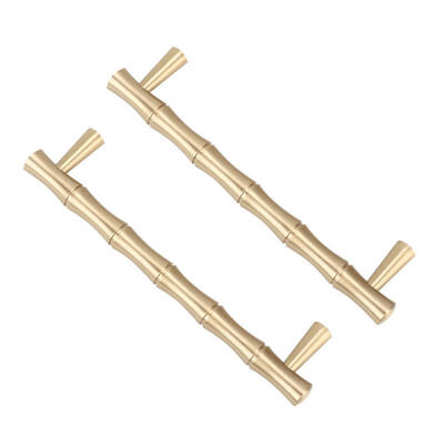 

Greensen 2pcs Antique Cabinet Handle Knob Bamboo Shape Kitchen Cupboard Wardrobe Drawer Door Pulls