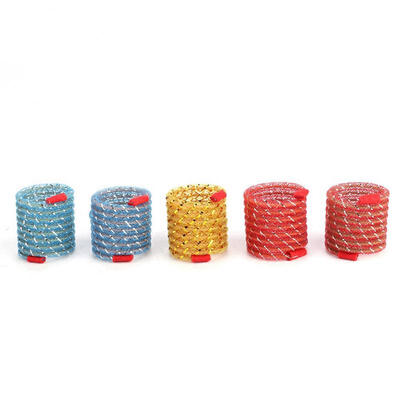 

Greensen 10pcs Pet Wide Plastic Colorful Springs Cat Toys For Kitten Pets Random Color