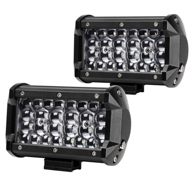 

2pcs Quad Row 5inch Led Work Light Bar Bull Bar Spot Driving Truck ATV 4X4 for Jeep