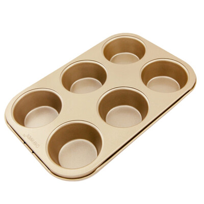 

6 Holes Non-stick Layer Round Mold Chocolate Molds Cake Baking Cake Tool