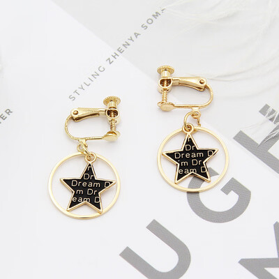 

In 2019 the new brand design asymmetric starfish starfish earrings for women
