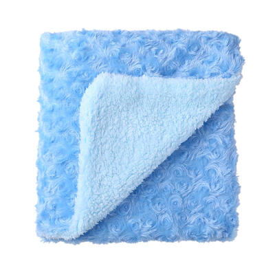 

Autumn Children Rose Fleece Blanket 100x70cm Baby Bedding Blanket Cover