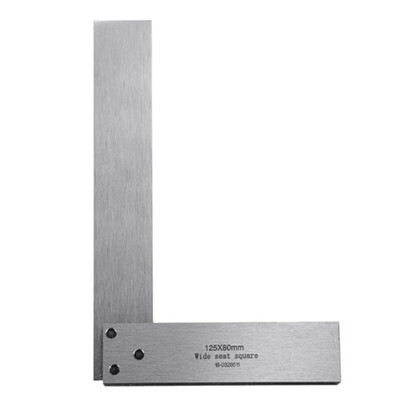 

1pc 90º Angle Square Ruler Gauge Hardened Steel Measuring Tool Hardened Steel
