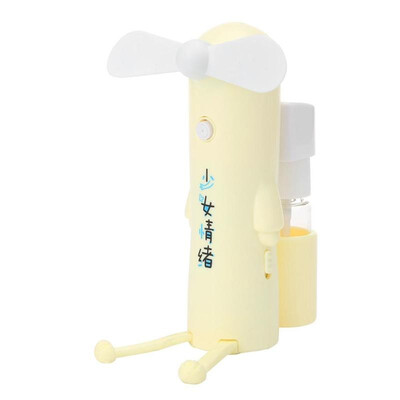 

Creative 3 in 1 Mobile Phone Bracket Spray Mini Fan USB Portable Air Fan